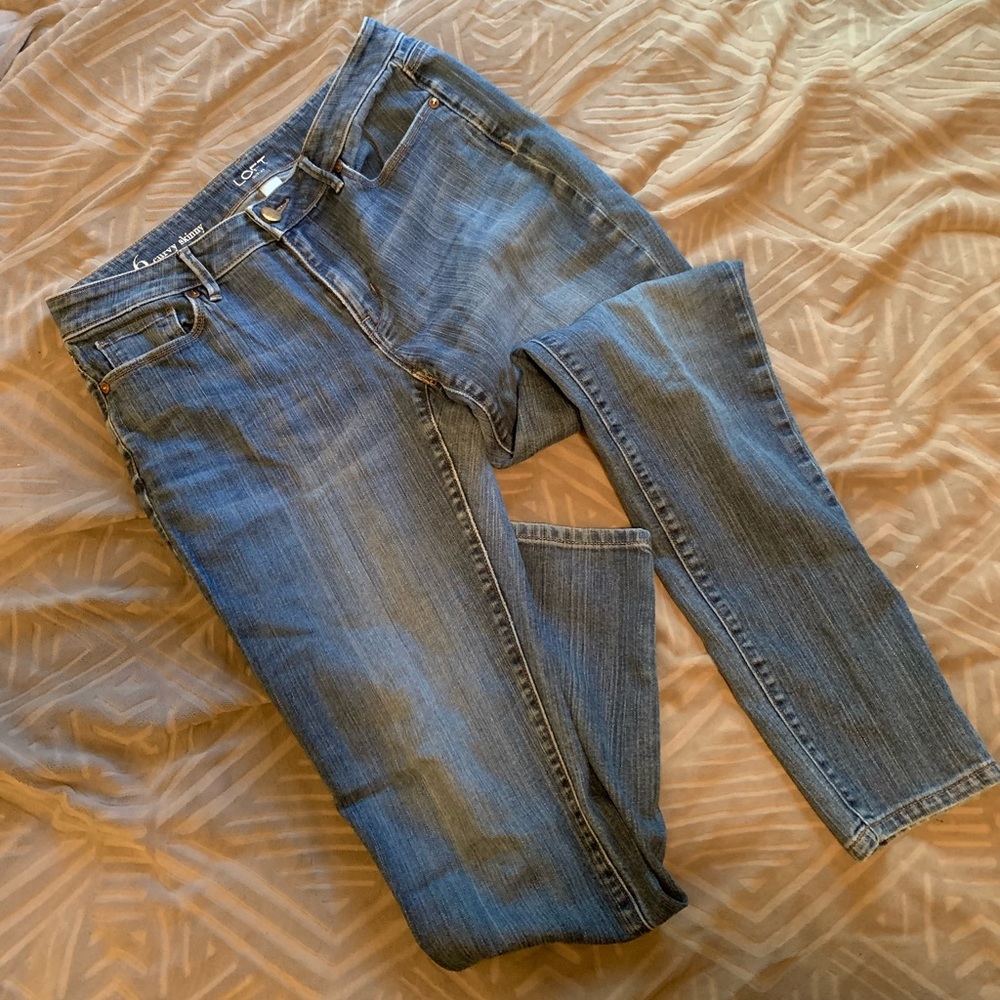 Ann Taylor Size 6 Curvy Skinny Jeans